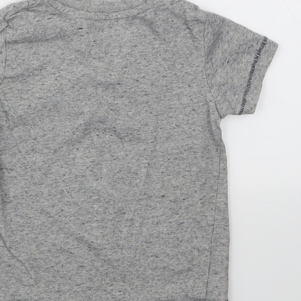 Matalan Boys Grey   Basic T-Shirt Size 12-18 Months