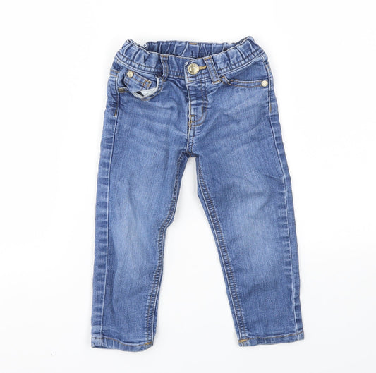 M Girls Blue   Capri Jeans Size 18 Months
