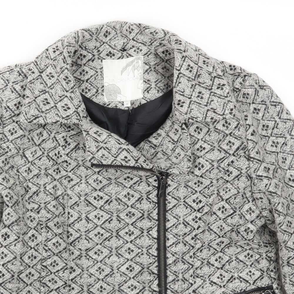 Debenhams Womens Grey   Jacket Coat Size 12