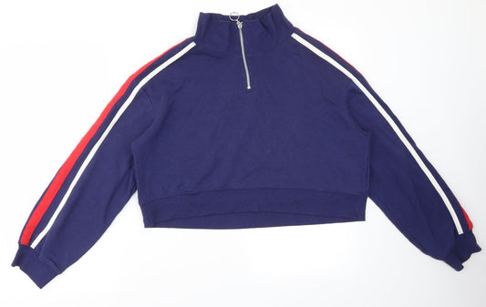 H&M Womens Blue   Pullover Jumper Size S