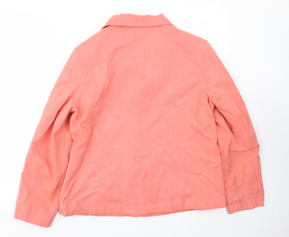 Dash Womens Pink   Jacket Coat Size 16