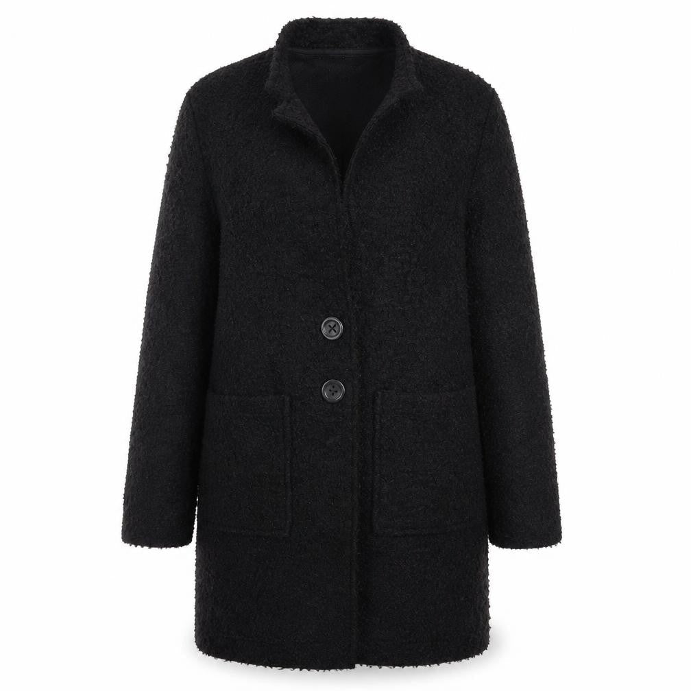 TU Womens Black   Jacket Coat Size 8