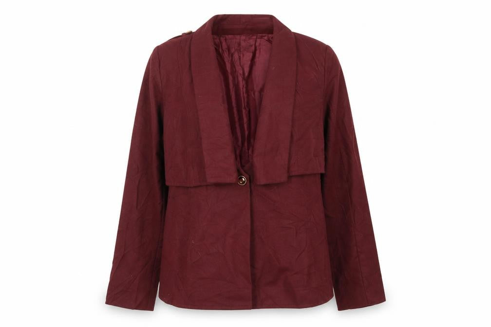 CUTIE  Womens Red   Jacket Blazer Size 10