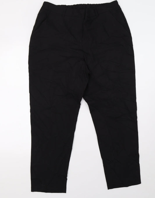 Dorothy Perkins Womens Black   Trousers  Size 14 L28 in