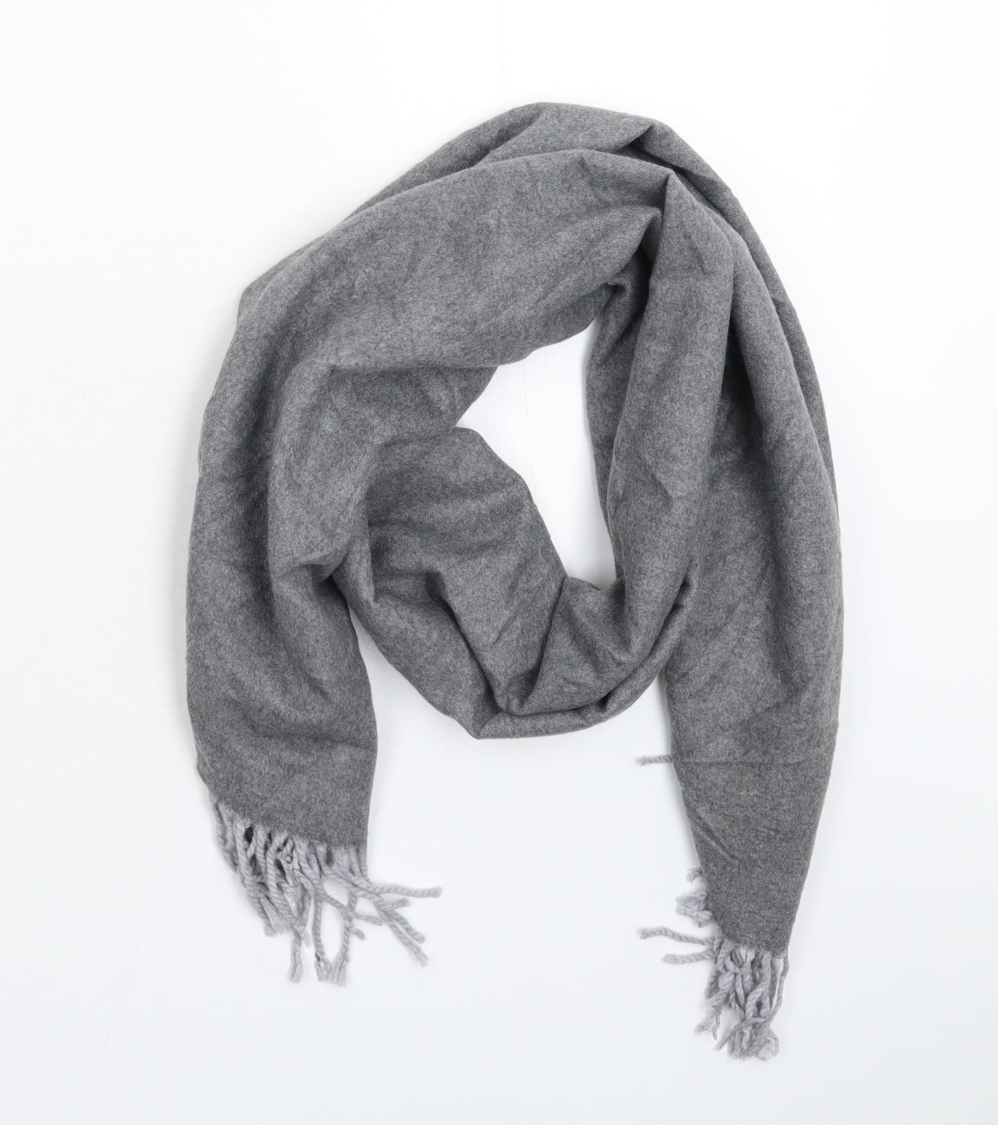 Matalan Unisex Grey  Knit Scarf  One Size