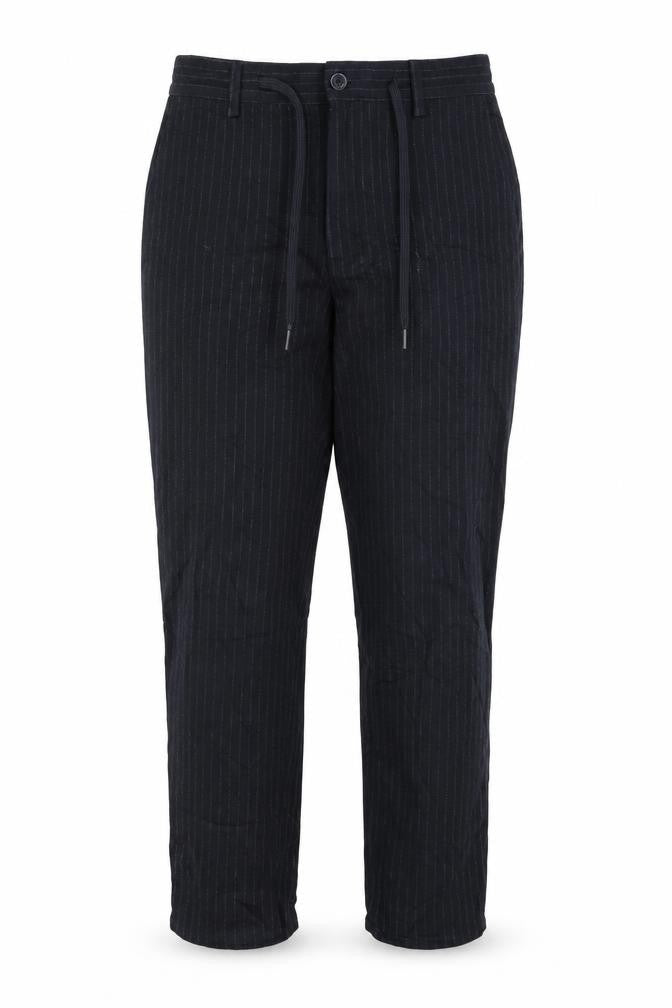 Mango Womens Blue Striped  Trousers  Size 28 in L25 in