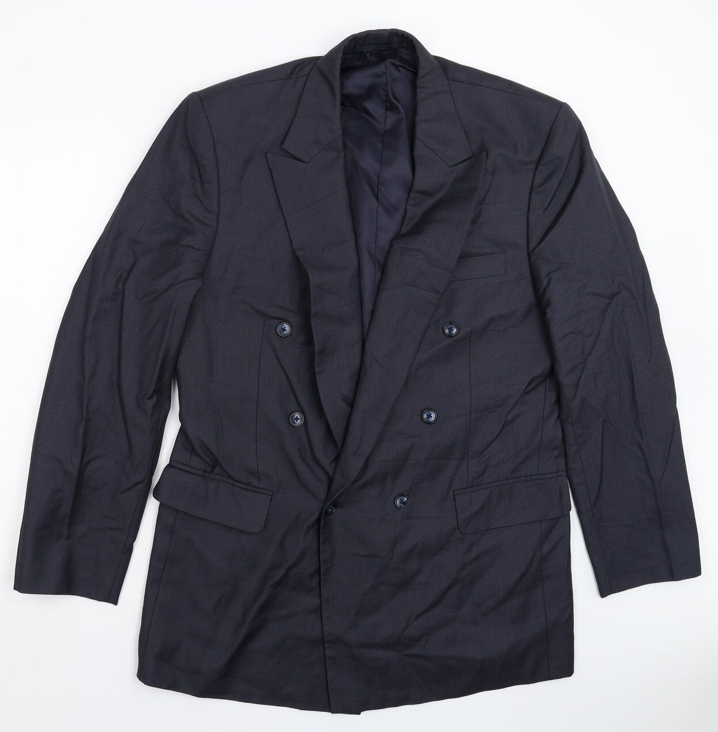 Ash Samtani Mens Blue   Jacket Suit Jacket Size 42