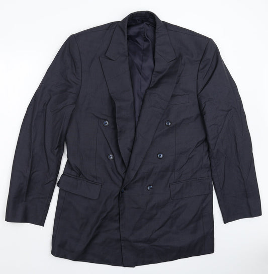 Ash Samtani Mens Blue   Jacket Suit Jacket Size 42
