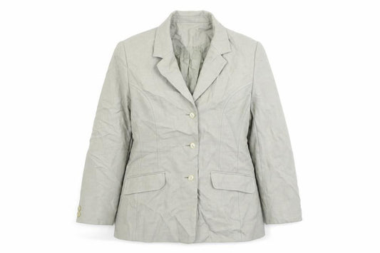 Preworn Womens Green   Jacket Suit Jacket Size 16