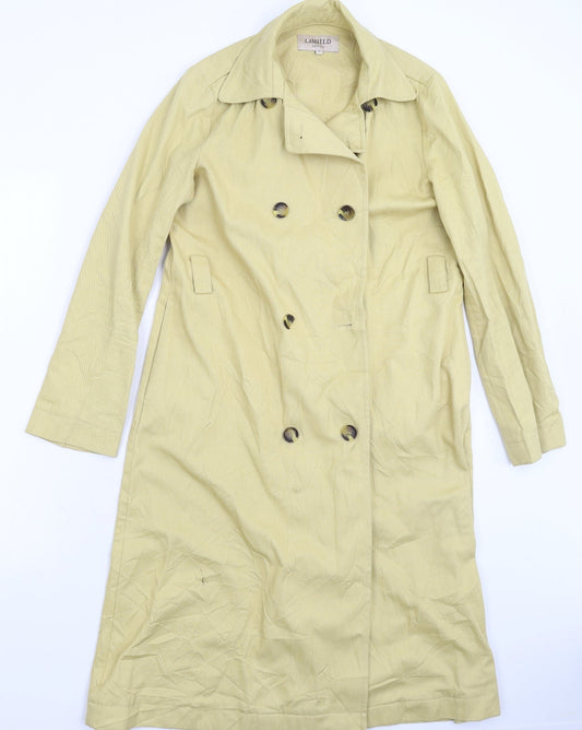 Marks and Spencer Womens Beige   Overcoat Coat Size 8