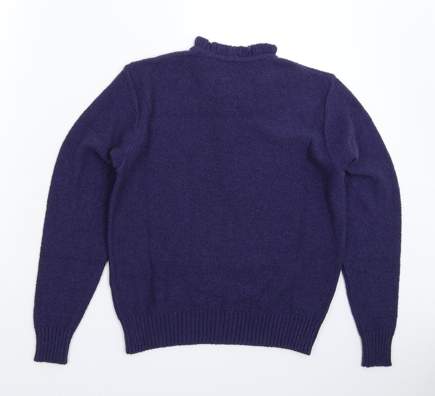 County Womens Blue  Jersey Pullover Jumper Size 14
