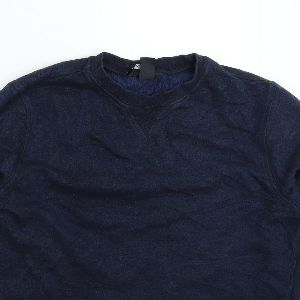 H&M Mens Blue   Pullover Sweatshirt Size XS