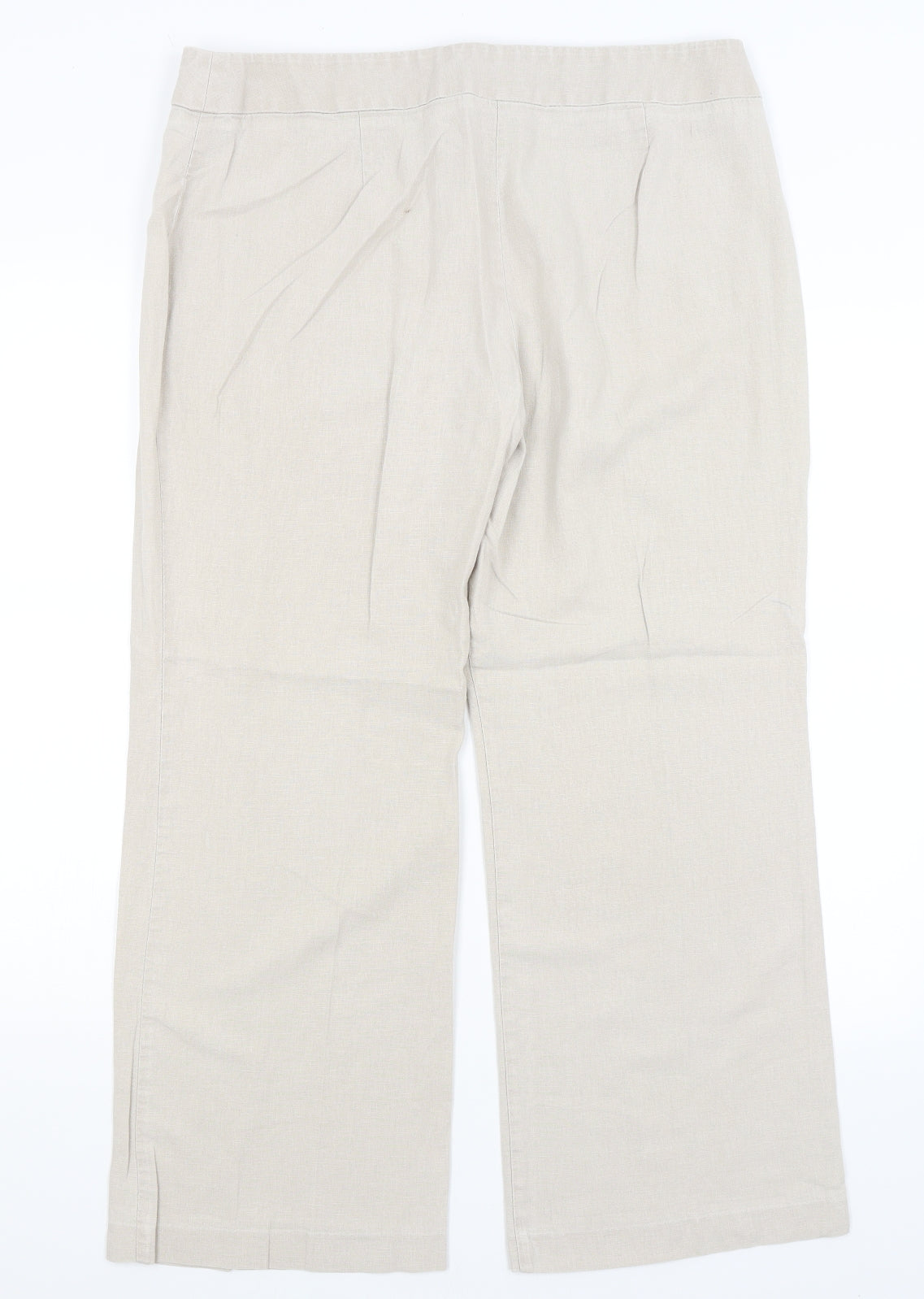 &S Womens Beige   Trousers  Size 16 L28 in
