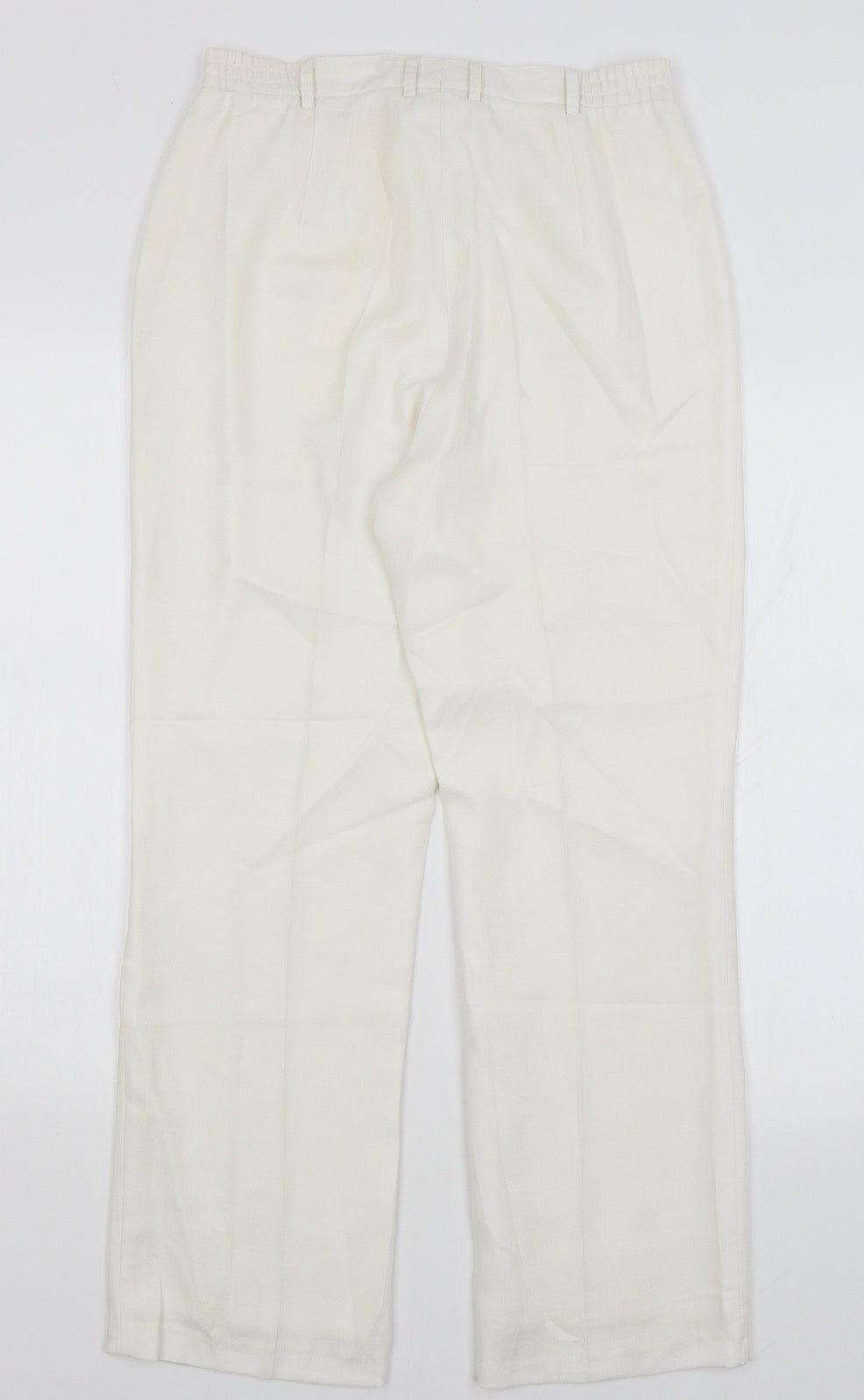ara Womens White   Trousers  Size 12 L27 in
