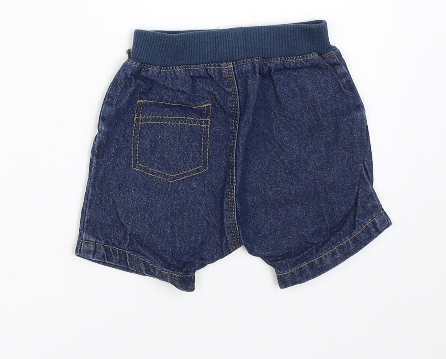 George Boys Blue  Denim Cropped Jeans Size 0-3 Months