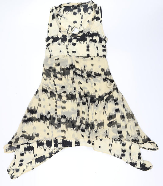 ASOS Womens Beige   Fit & Flare  Size 8
