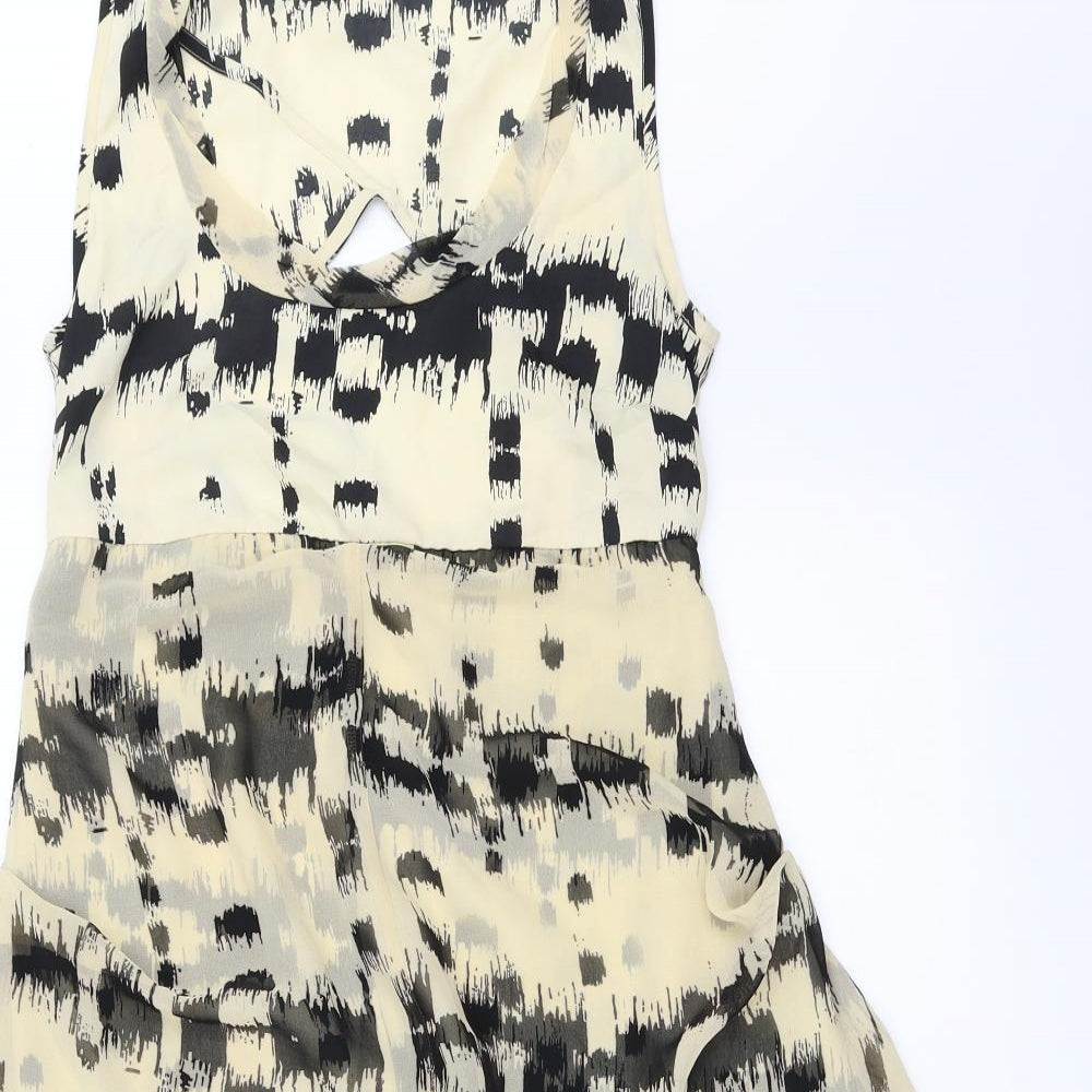 ASOS Womens Beige   Fit & Flare  Size 8