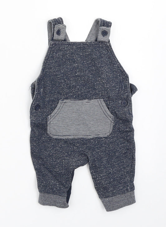 George Boys Blue   Dungaree One-Piece Size 0-3 Months
