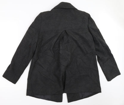 F&F Womens Grey   Overcoat Coat Size 14