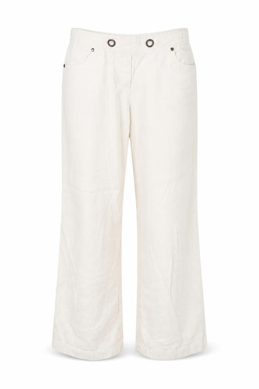 BHS Womens Ivory   Trousers  Size 12 L26 in