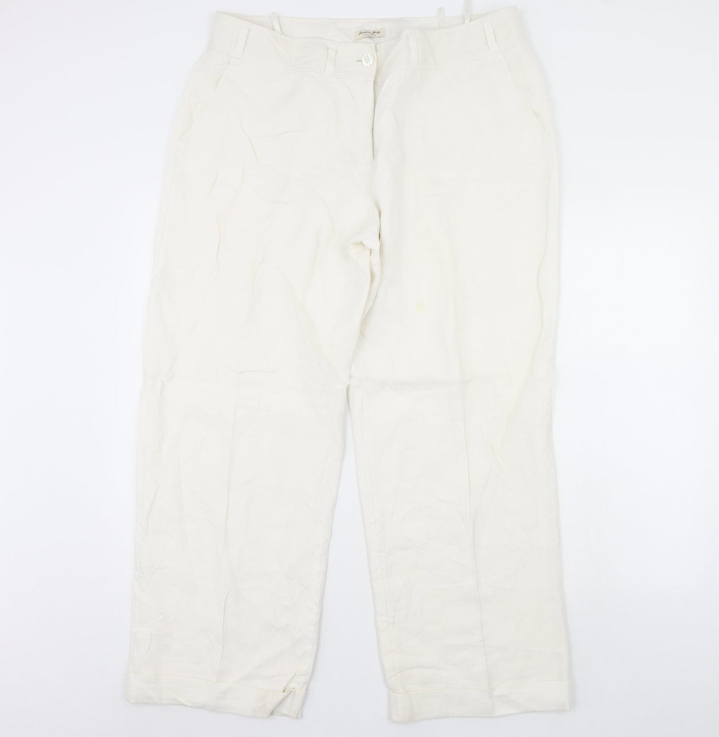 Christian Berg Womens White   Trousers  Size 38 in L30 in