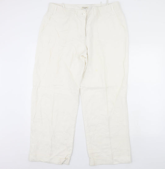 Christian Berg Womens White   Trousers  Size 38 in L30 in