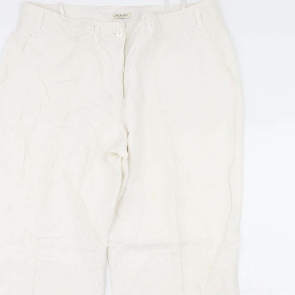 Christian Berg Womens White   Trousers  Size 38 in L30 in