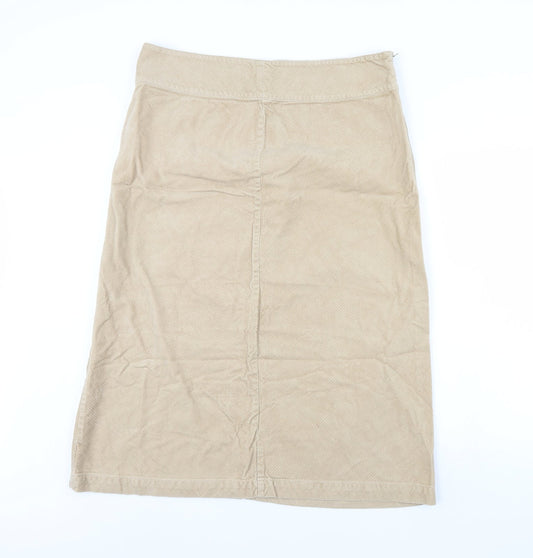 SixteenTwentySIx Womens Beige  Corduroy Maxi Skirt Size 40 in