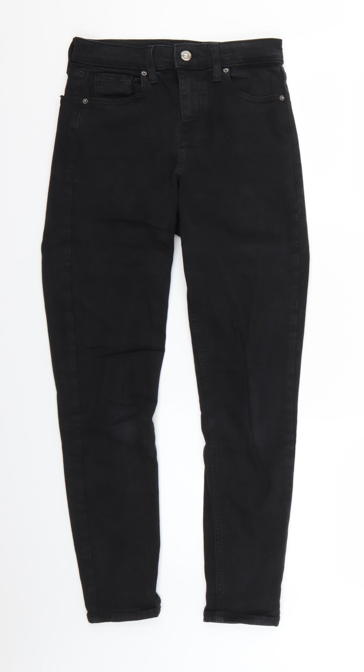 Topshop Womens Black   Skinny Jeans Size 26 L25.5 in