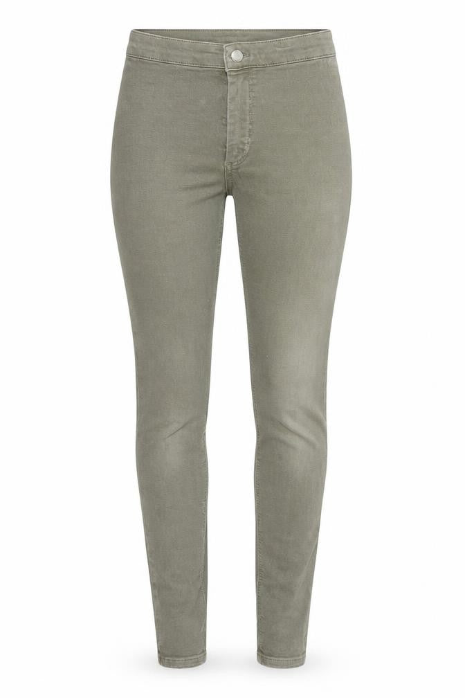 Topshop Womens Green   Jegging Trousers Size 26 L24 in