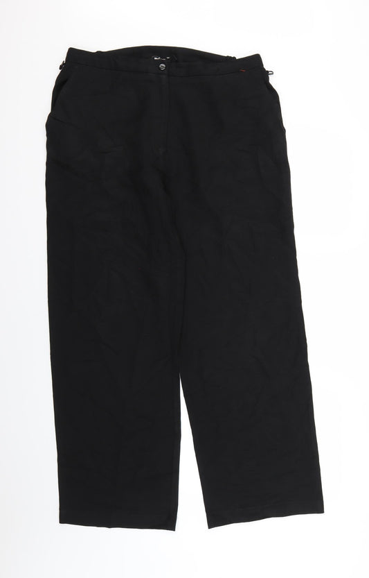 Preworn Womens Black   Trousers  Size 16 L29 in