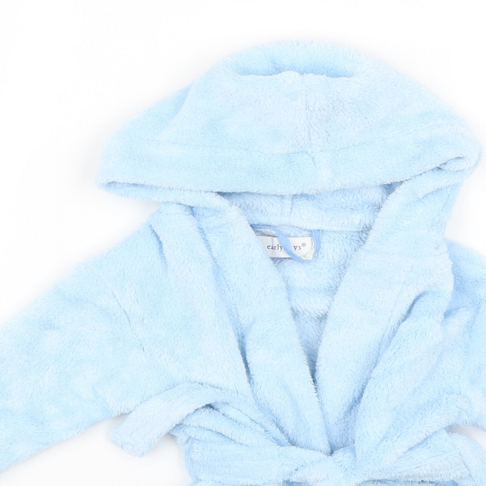 Earlydays Baby Blue Colourblock  Babydoll Gown Size 12-18 Months