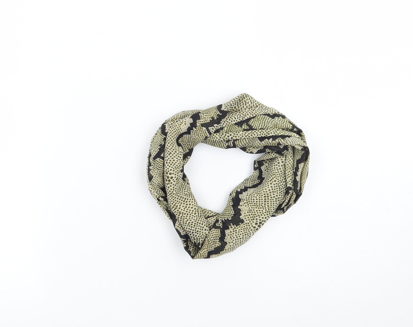 Preworn Womens Black Animal Print   Scarf