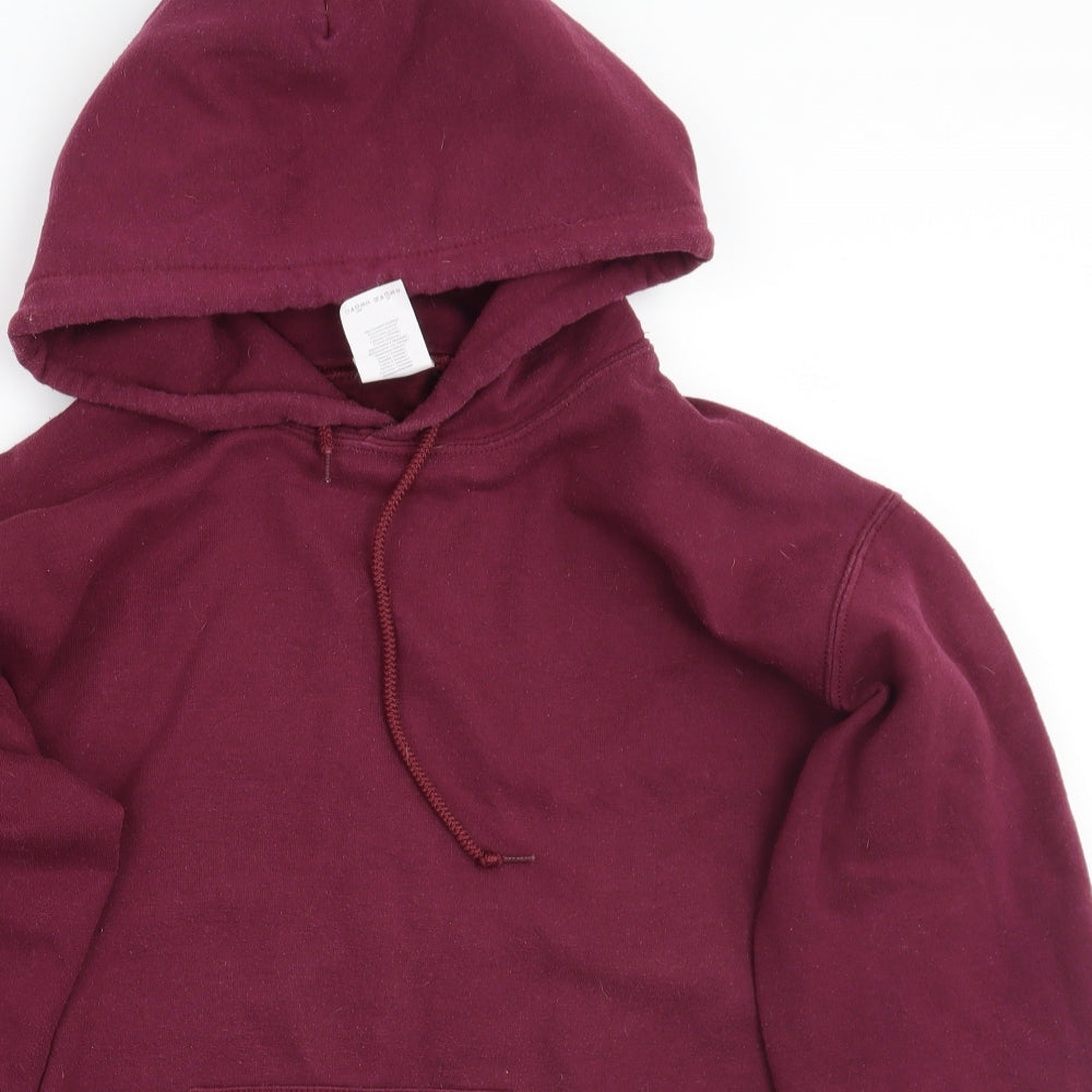 Gildan Womens Purple   Pullover Hoodie Size S