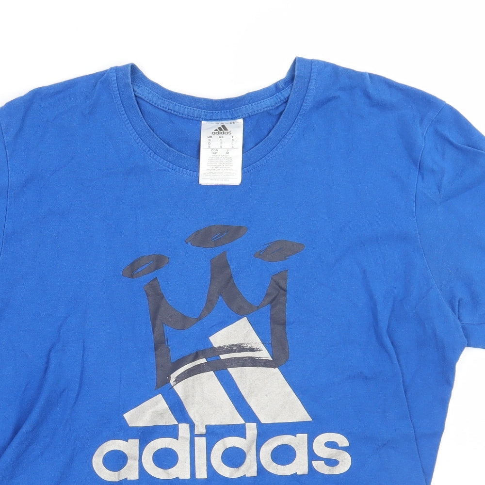 adidas Mens Blue    T-Shirt Size S
