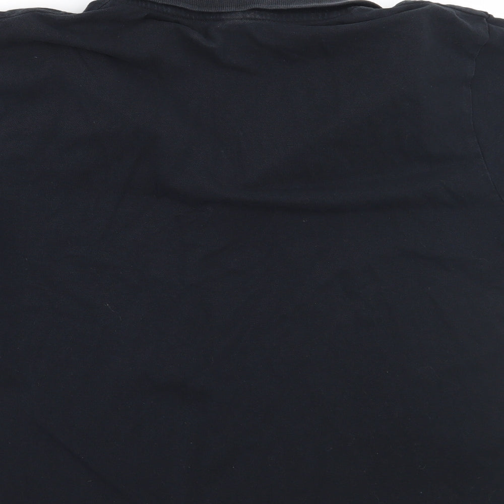 Donnay Mens Black    Polo Size M