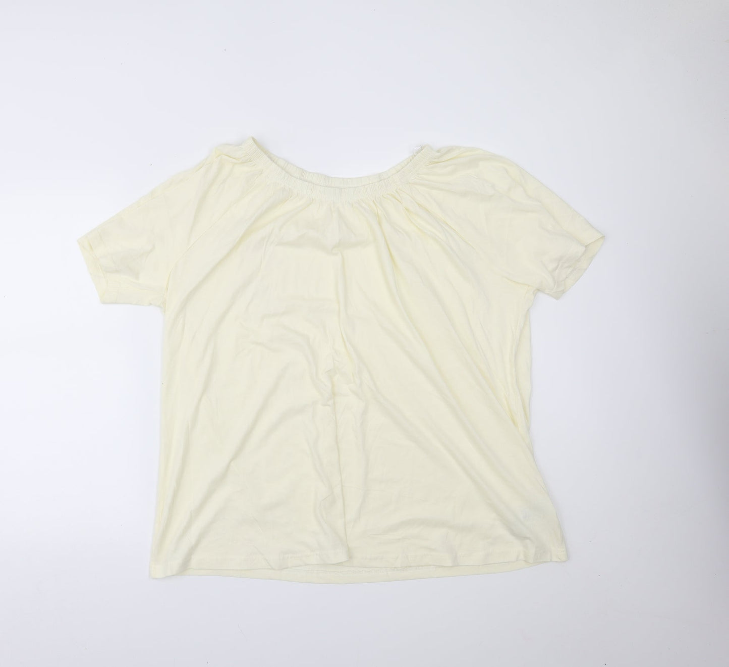 BPC Womens Yellow   Basic Blouse Size XL