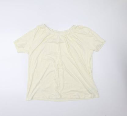 Bonprix Womens Yellow Basic Blouse Size XL