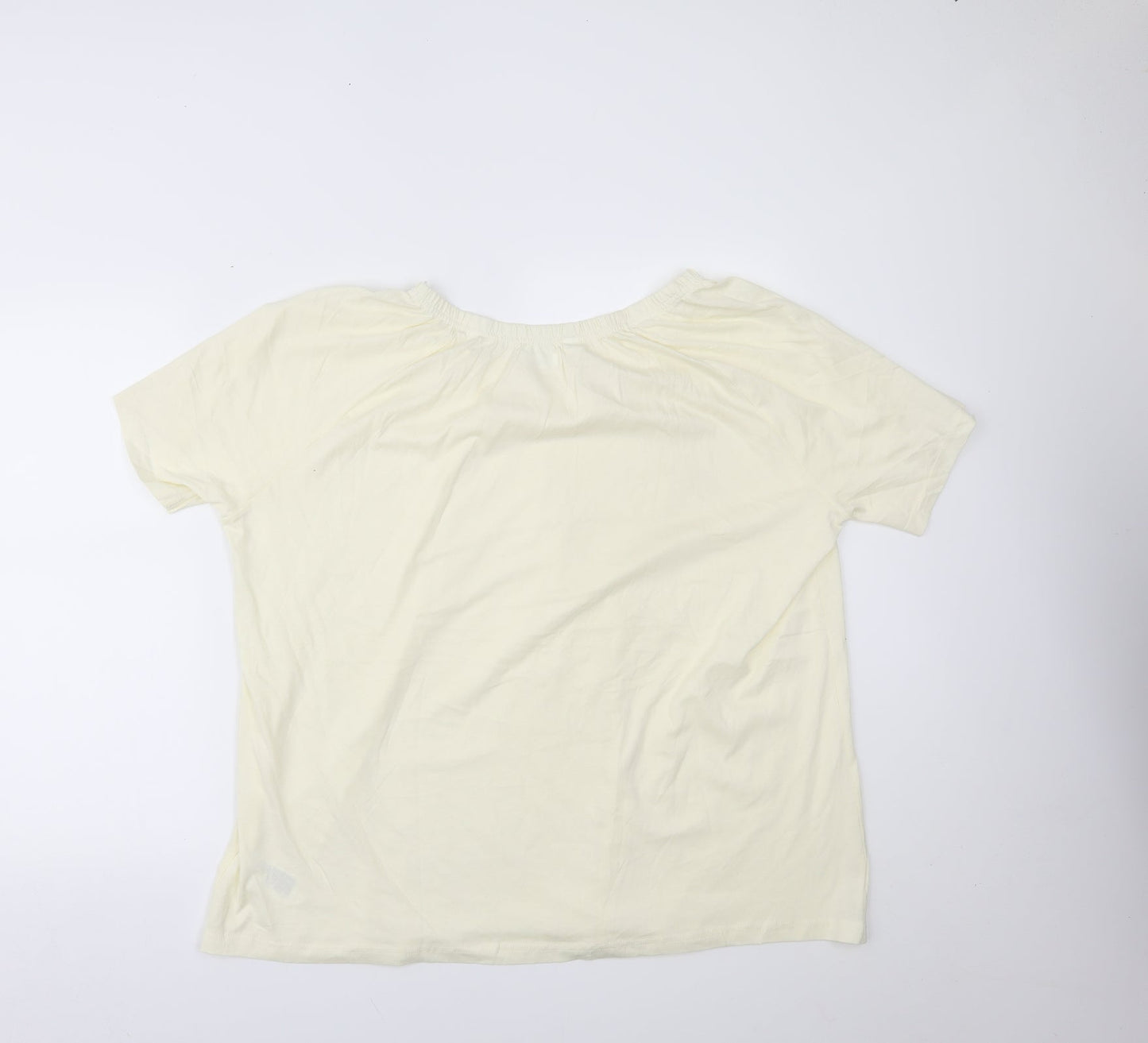 BPC Womens Yellow   Basic Blouse Size XL