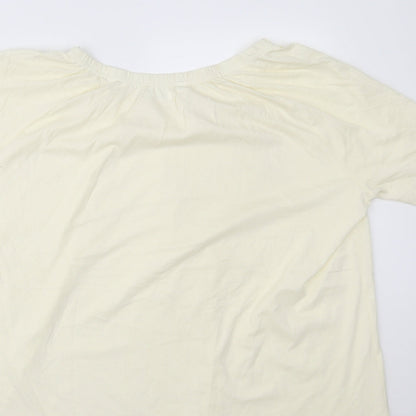 Bonprix Womens Yellow Basic Blouse Size XL