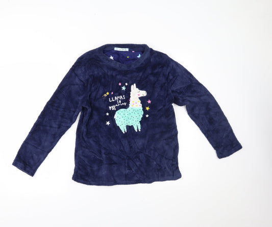 Just Like You Womens Blue   Top Pyjama Top Size M