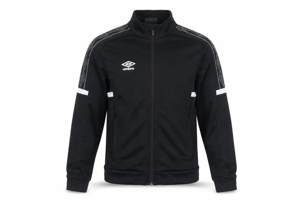 Umbro Boys Black   Jacket  Size M