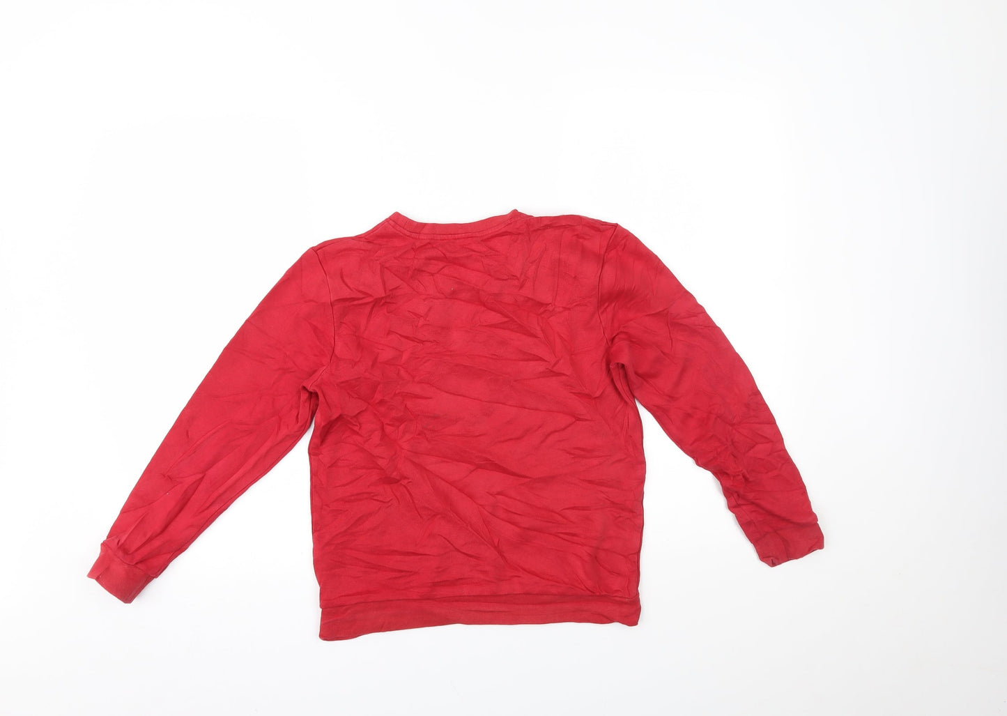 George Boys Red   Pullover Jumper Size 10-11 Years