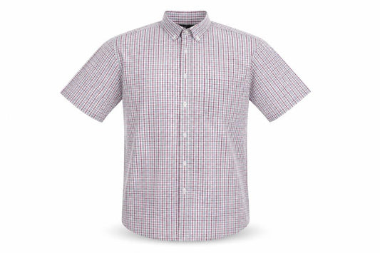 F&F Mens Red Check   Button-Up Size S