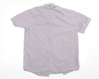 F&F Mens Red Check   Button-Up Size S