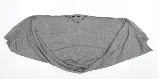 Oasis Womens Grey   Shrug Jumper One Size