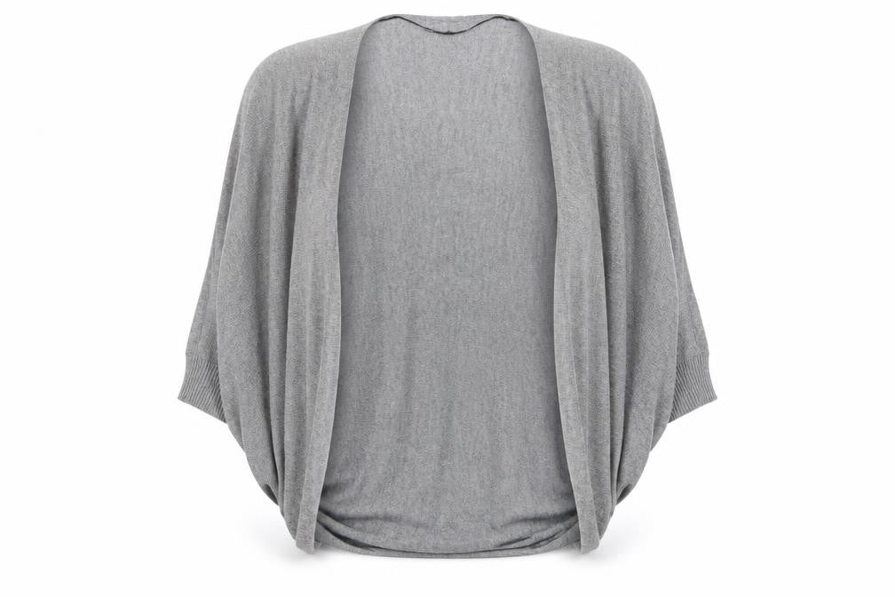 Oasis Womens Grey   Shrug Jumper One Size