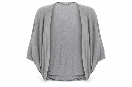 Oasis Womens Grey   Shrug Jumper One Size