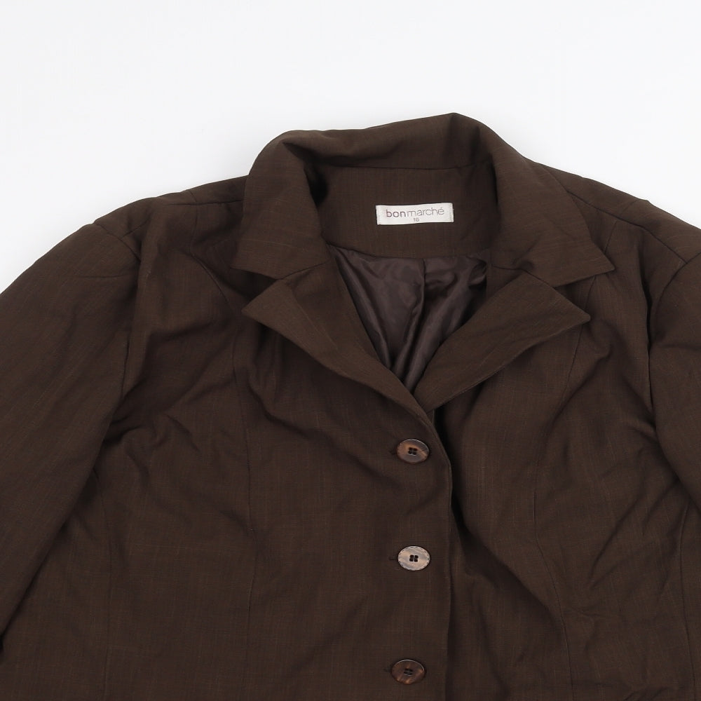 Bonmarché Womens Brown   Jacket  Size 16