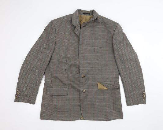 Preworn Mens Brown   Jacket Suit Jacket Size 42